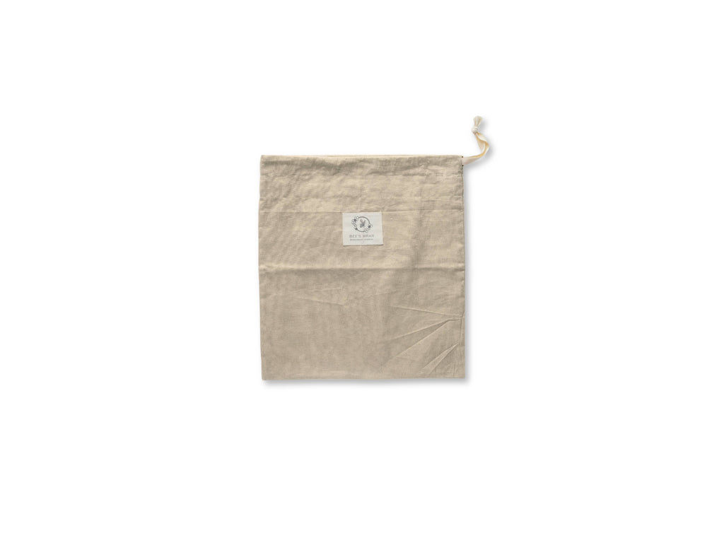 Reusable Beeswax Lined Artisan Bread Bag - Natural