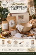 The Complete Sourdough Baking Set™ | Starter + Proofing Kit + Limited Salt