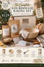 The Complete Sourdough Baking Set™ | Starter + Proofing Kit + Limited Salt
