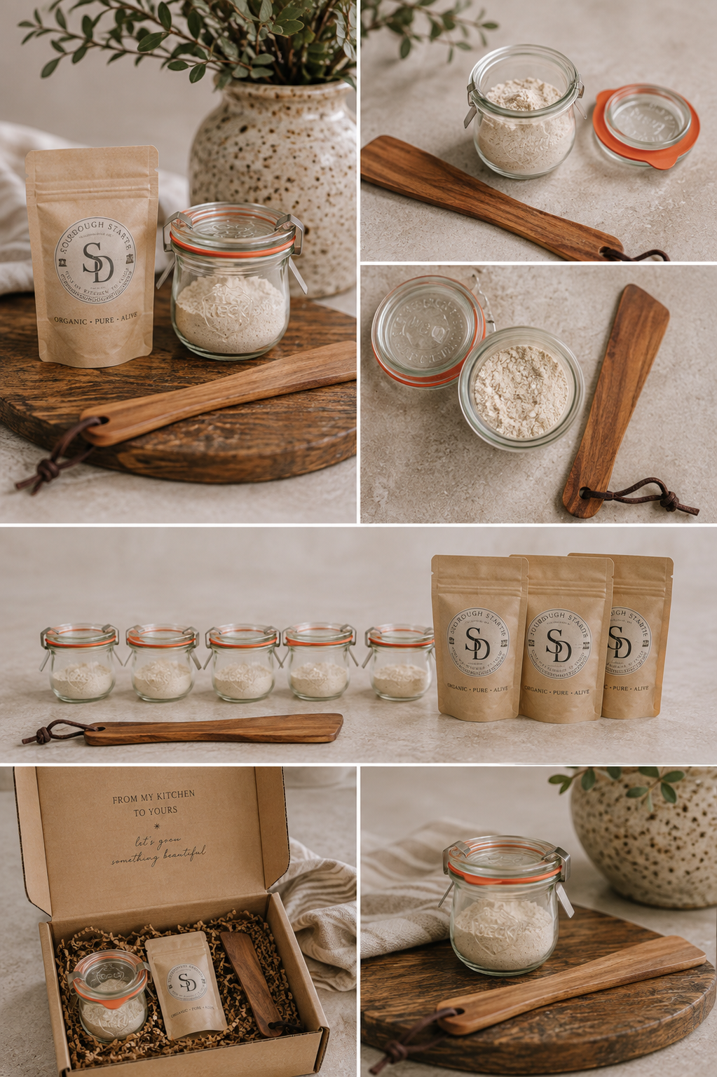 Organic Sourdough Starter™ + Mini WECK® Tulip Jar