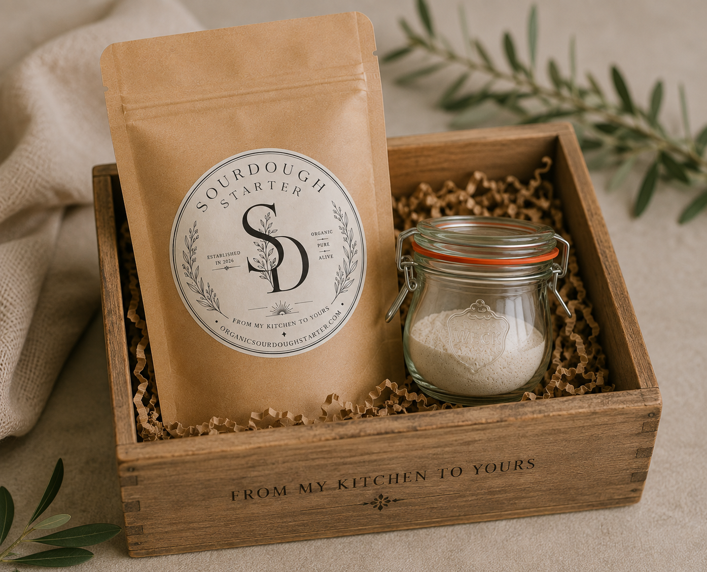 Organic Sourdough Starter Kit 2
